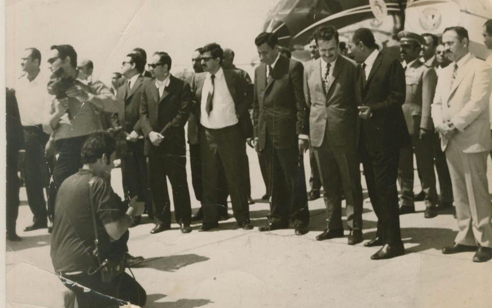 حافظ الأسد وأنور السادات في سبعينات القرن العشرين