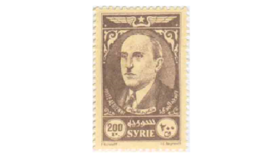 طوابع سورية 1944 - طوابع البريد الجوي