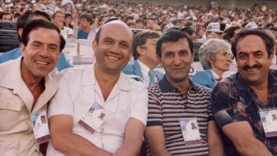 رئيس وأعضاء الوفد الرياضي السوري إلى أولمبياد لوس انجلس عام 1984
