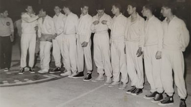 فريق نادي الغوطه بكرة السلة في بغداد عام 1962
