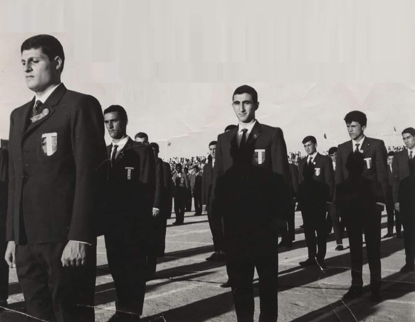 التاريخ السوري المعاصر - أعضاء الوفد الرياضي المدرسي السوري في الكويت 1963