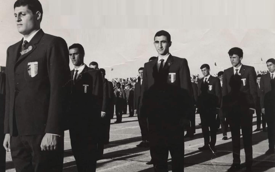 أعضاء الوفد الرياضي المدرسي السوري في الكويت 1963