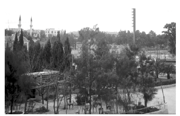 التاريخ السوري المعاصر - حديقة معرض دمشق الدولي في خمسينيات القرن العشرين