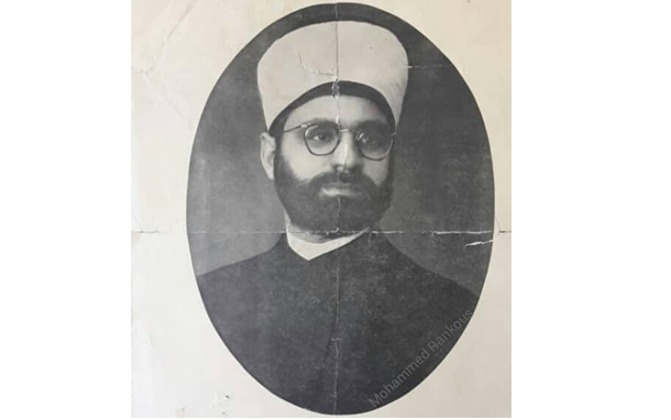 الشيخ محمد أبو الفرج الخطيب مرشح دمشق إلى مجلس النواب عام 1943م