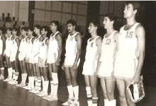 فريق الجيش السوري بكرة السلة عام 1987