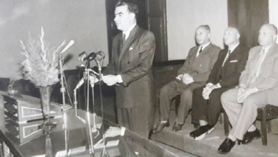 عبد السلام العجيلي يترأس أعمال المجمع الاعلى للعلوم عام 1961م
