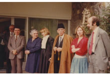 سليمان فرنجية ووليد جنبلاط وعبد الحليم خدام عام 1976
