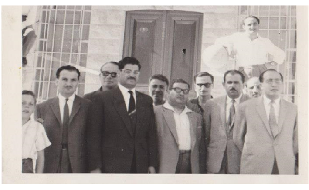 الهيئة التأسيسية لنادي الحقوقيين في دمشق عام 1962