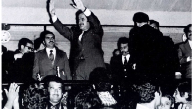 حافظ الأسد في نهائي كأس القنيطرة عام 1974