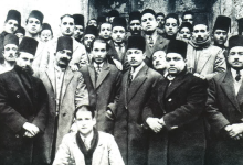 مجموعة من شبان دمشق في سجن القلعة في دمشق عام 1932م