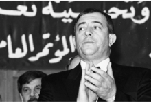 أحمد قبلان في المهرجان الخطابي بمناسبة 8 آذار عام 1991م