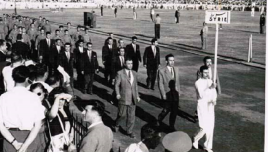 التاريخ السوري المعاصر - الوفد السوري المشارك في دورة البحر الأبيض المتوسط الأولى بالاسكندرية 1951 (2)