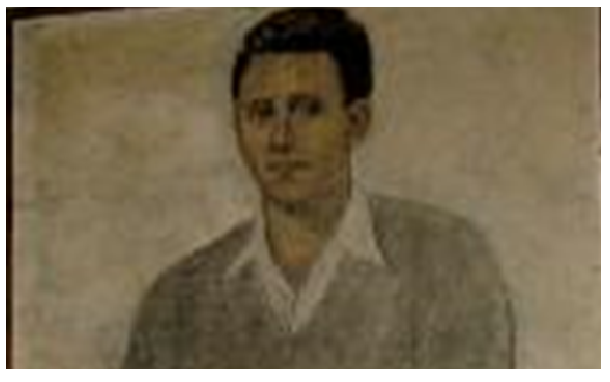 جون ريتر - لوحة الشخصية.. من لوحات الفنان لؤي كيالي (62)