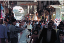 سوق الحميدية في دمشق عام 1988