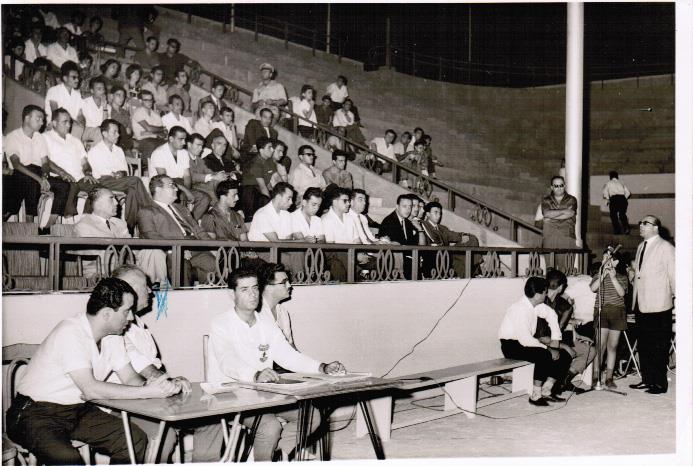 التاريخ السوري المعاصر - الحكم الدولي فوزي تللو في الدورة الدولية لكرة الطائرة في لبنان عام 1963