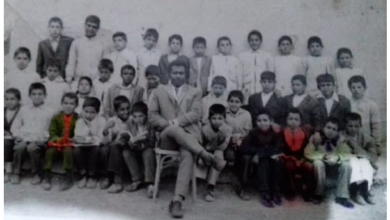 التاريخ السوري المعاصر - طلاب في مدرسة الوحدة العربية في الرقة عام 1973