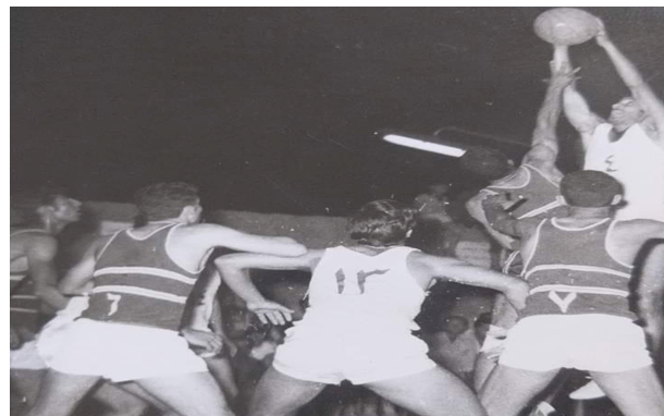 فريق نادي الرشيد والنادي العربي في بطولة الجمهورية في الحسكة 1970