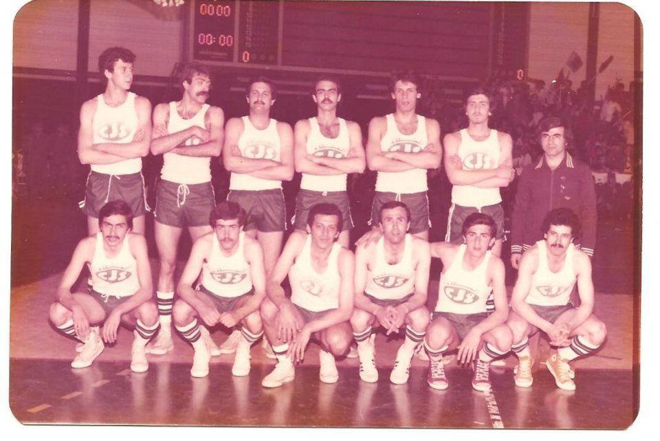 التاريخ السوري المعاصر - فريق نادي الجلاء لكرة السلة في صالة تشرين عام 1978