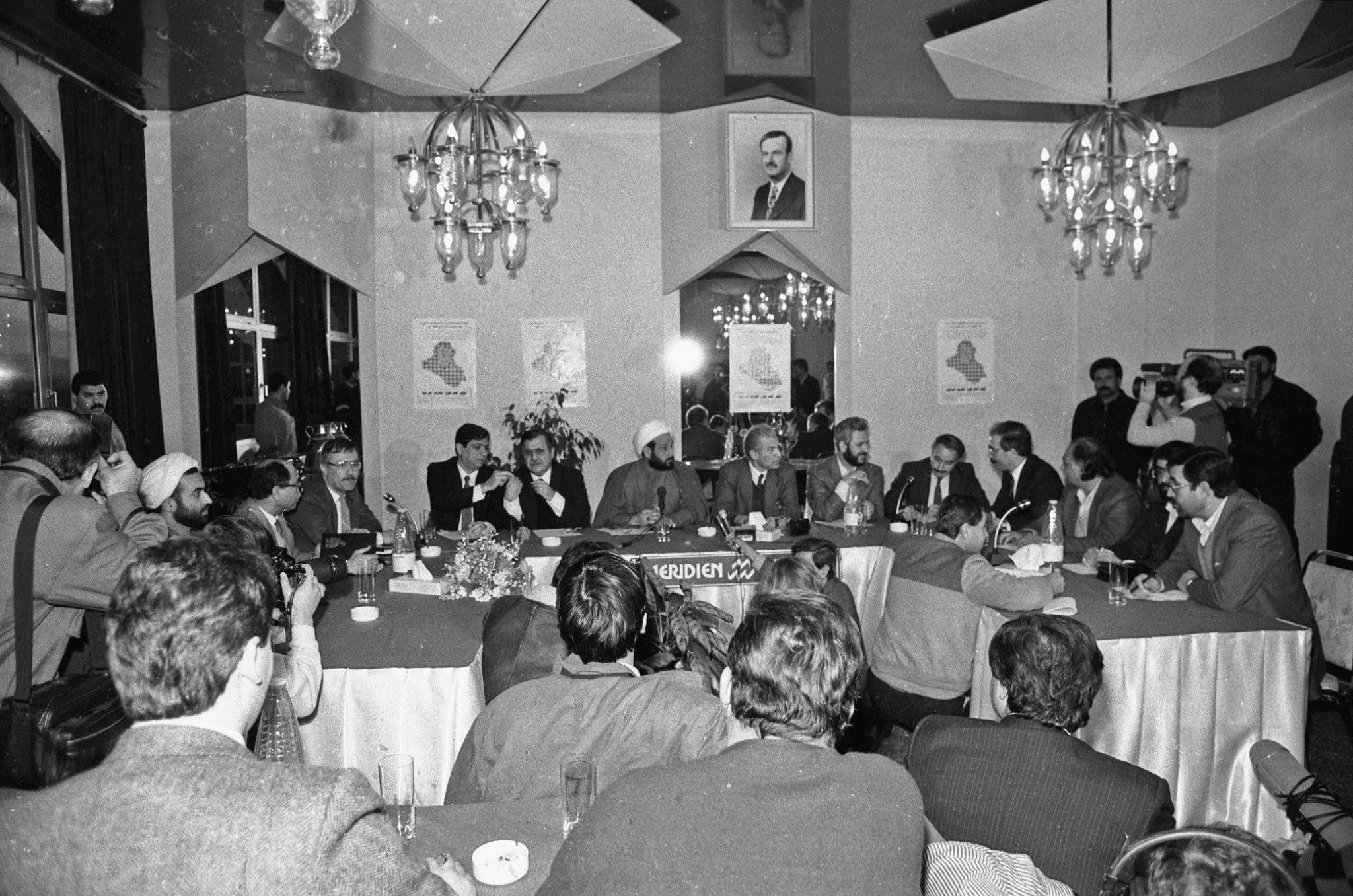 التاريخ السوري المعاصر - المؤتمر الصحفي للمعارضة العراقية في دمشق عام 1991