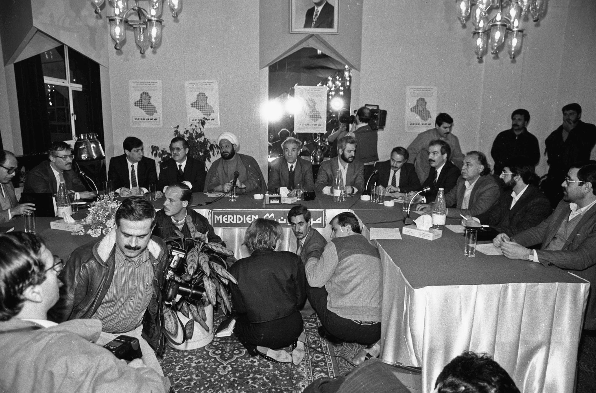 التاريخ السوري المعاصر - المؤتمر الصحفي للمعارضة العراقية في دمشق عام 1991