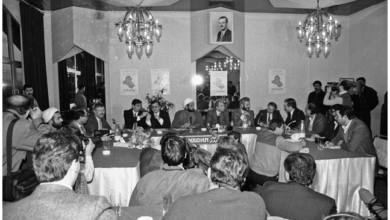 المؤتمر الصحفي للمعارضة العراقية في دمشق عام 1991