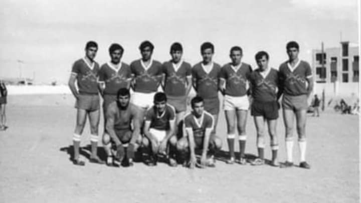 التاريخ السوري المعاصر - فريق كرة القدم في نادي الشباب من الرقة عام 1972