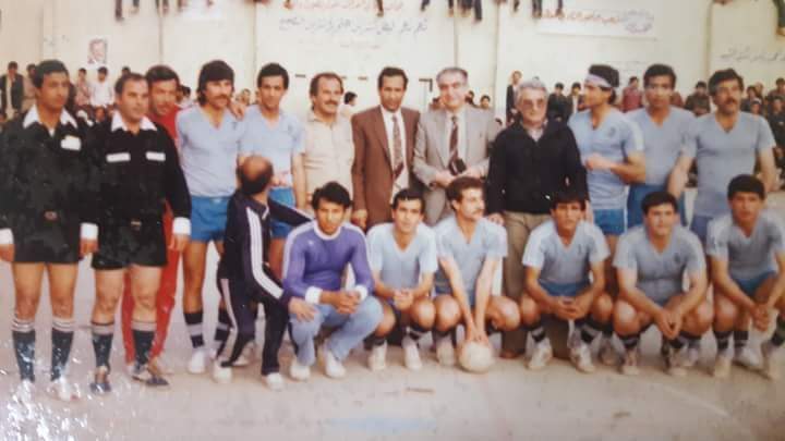 التاريخ السوري المعاصر - فريق نادي الفرات بعد حصوله على كأس الجمهورية بكرة اليد عام 1983