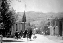 وسط بلدة الزبداني في ريف دمشق عام 1956
