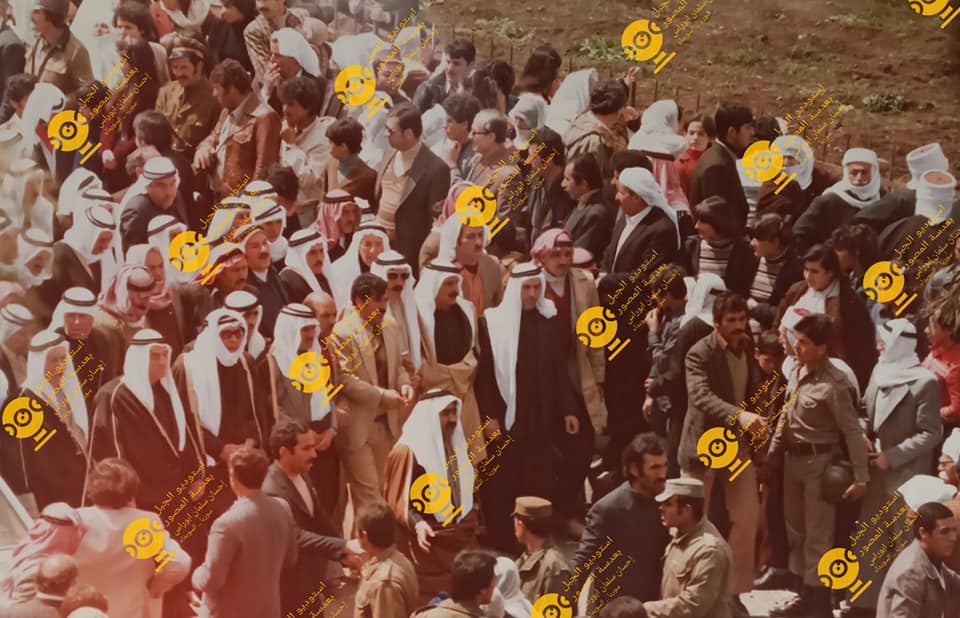 التاريخ السوري المعاصر - تشييع سلطان الأطرش في السويداء عام 1982 (16)