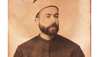 عبد الحميد الزهراوي أثناء تواجده في اسطنبول عام 1895م