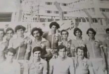 منتخب سورية المدرسي بألعاب القوى في الإسكندرية عام 1975