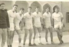 منتخب مدارس درعا في ملعب مدرسة ابن خلدون بدمشق عام 1967