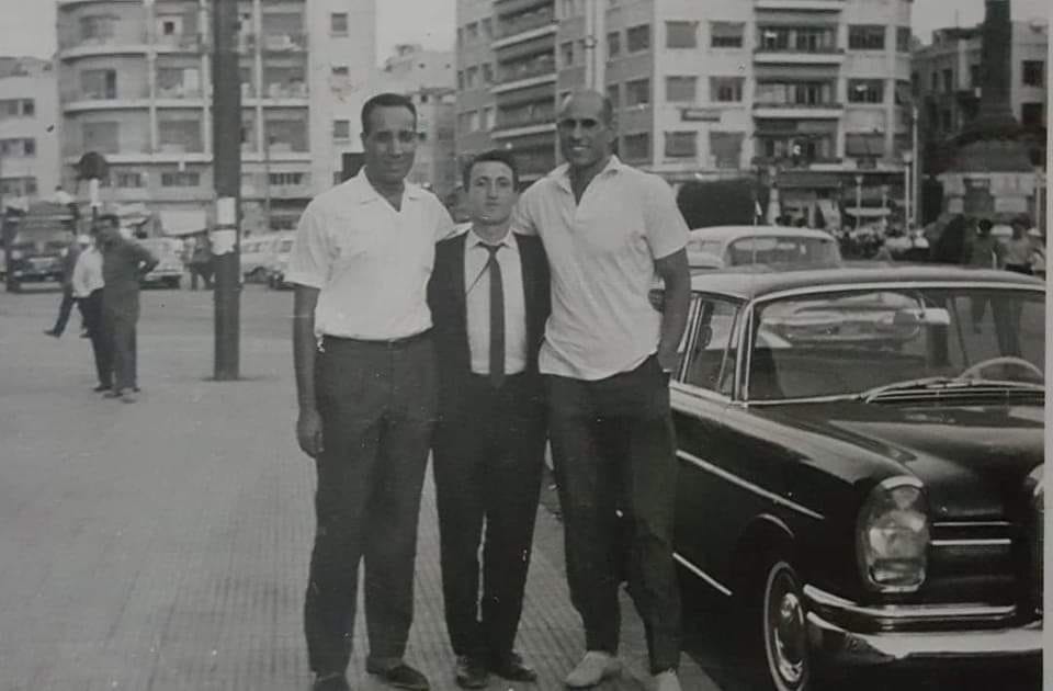 التاريخ السوري المعاصر - اللاعب المصري سامي شلباية في ساحة المرجة - دمشق عام 1966م