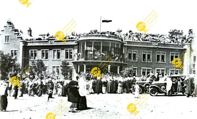 أهالي السويداء في انتظار قدوم الثوار وعلى رأسهم سلطان الأطرش من دمشق عام 1937