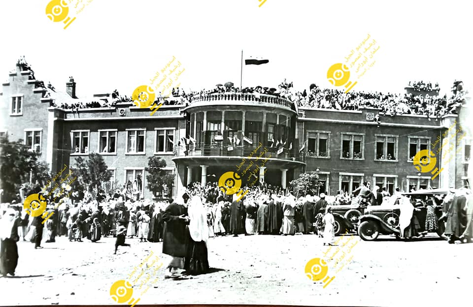 التاريخ السوري المعاصر - أهالي السويداء في انتظار قدوم الثوار وعلى رأسهم سلطان الأطرش من دمشق عام 1937