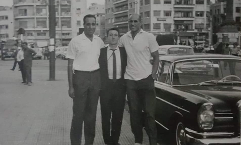 التاريخ السوري المعاصر - اللاعب المصري سامي شلباية في ساحة المرجة - دمشق عام 1966م
