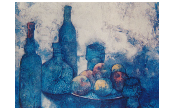 فاكهة .. من لوحات الفنان لؤي كيالي عام 1960 (68)