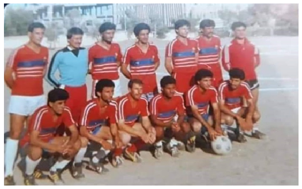 التاريخ السوري المعاصر - فريق رجال نادي الفرات بكرة القدم المشارك بدورة كأس المحافظ في الرقة عام 1988