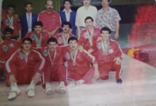 فريق نادي الشباب بكرة اليد في الرقة عام 1982م
