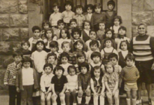 طلاب الصف الأول في مدرسة الأميركان في حلب - معهد حلب العلمي عام 1973