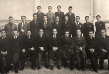 التاريخ السوري المعاصر - مدرسون في مدرسة التجهيز الأولى بدمشق في أربعينيات القرن العشرين