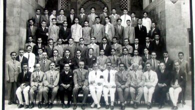 التاريخ السوري المعاصر - أعضاء الهيئة العامة لجمعية القديس مار منصور الخيرية في حلب عام 1929
