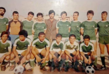 فريق الإسماعيلي بكرة القدم في الرقة عام 1982م