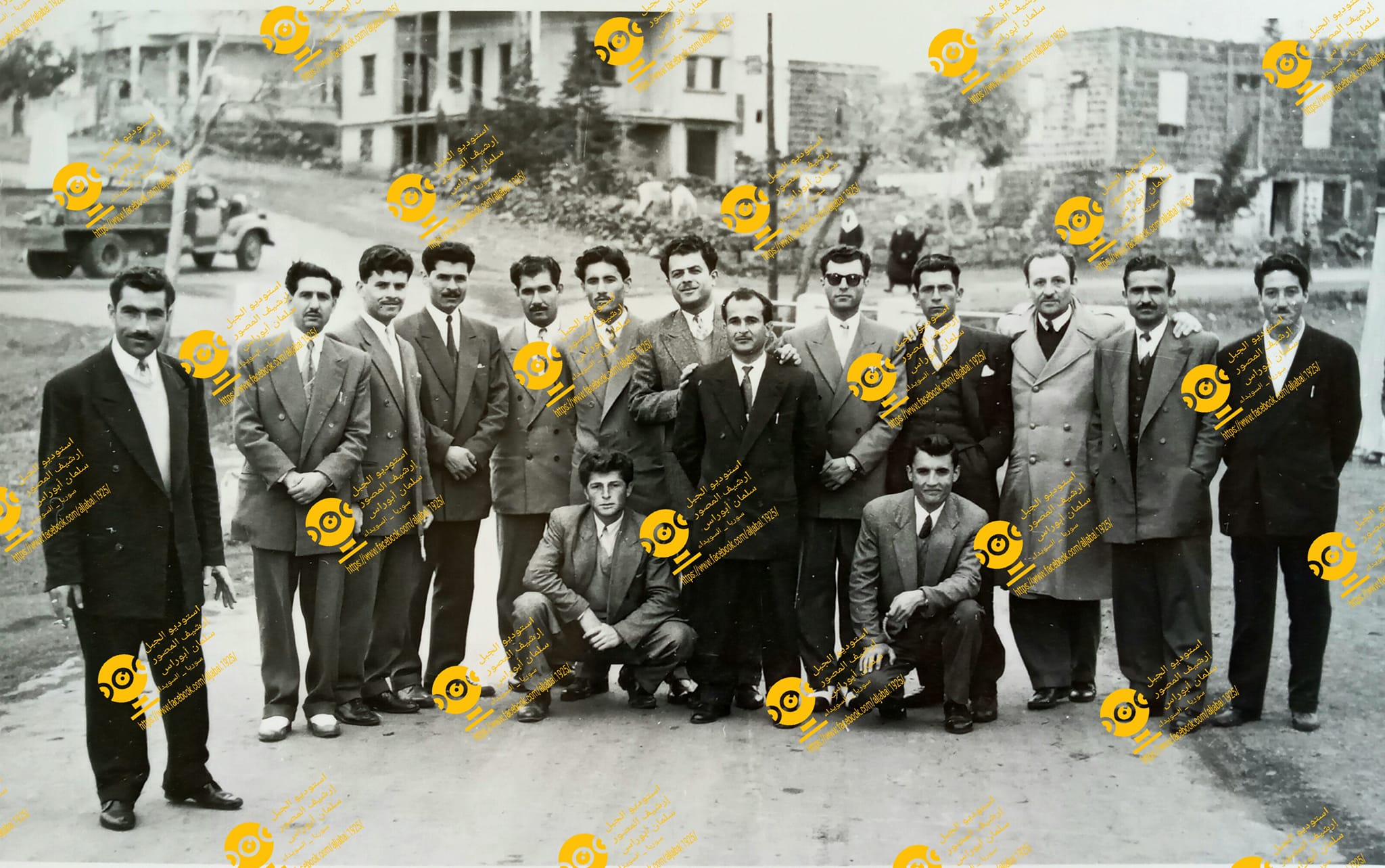 التاريخ السوري المعاصر - معلمون في السويداء عام 1957