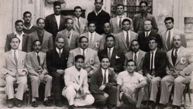 التاريخ السوري المعاصر - المنتخب السوري بالمصارعة الرومانية في زيارة إلى مصر عام 1944م