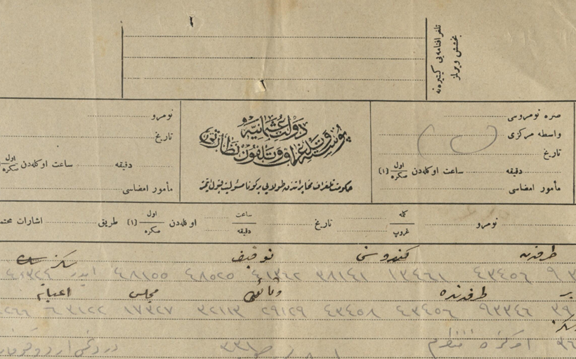 من الأرشيف العثماني 1915- برقية جمال باشا حول محاسبة عبد الحميد الزهراوي
