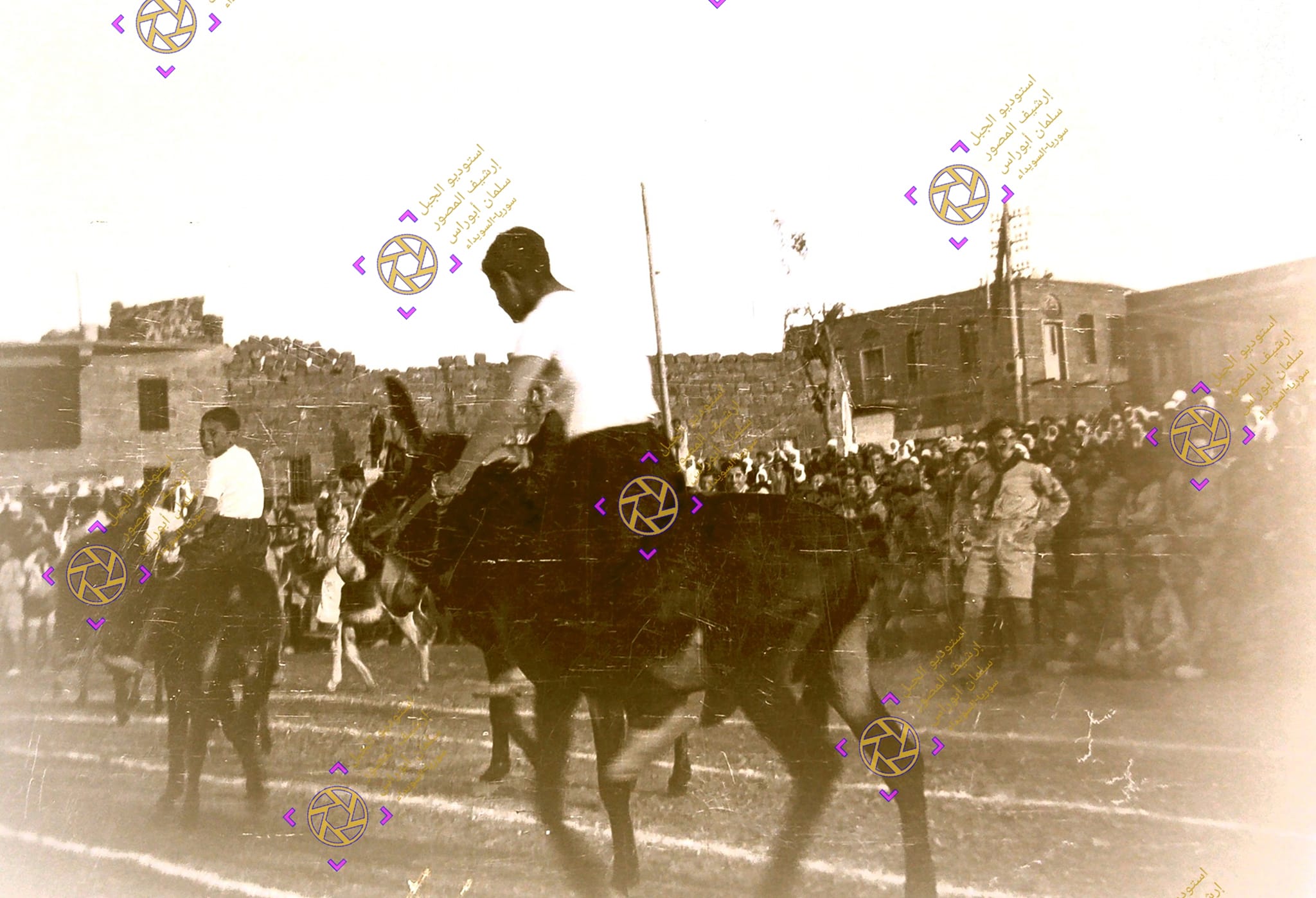 التاريخ السوري المعاصر - من صور المهرجان الرياضي في السويداء عام 1949م (3)