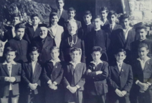 طلاب إكليريكية دير الشرفة للسريان الكاثوليك في لبنان عام 1962