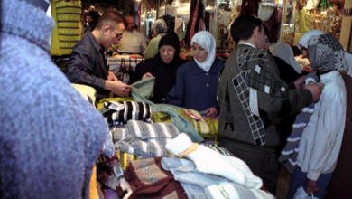 التاريخ السوري المعاصر - الحياة اليومية في سوق الحميدية بدمشق عام 1999