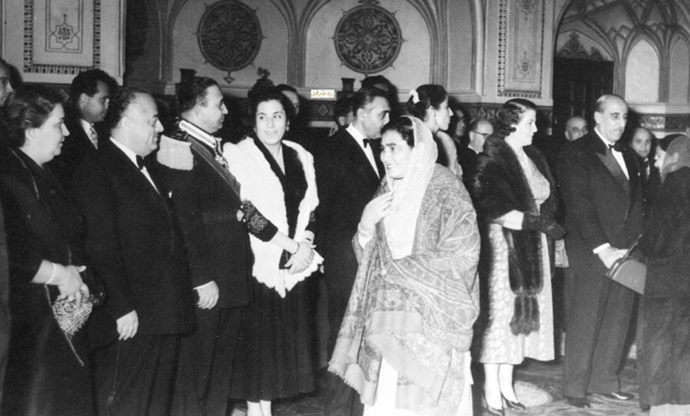التاريخ السوري المعاصر - شكري القوتلي وتوفيق نظام الدين في الهند عام 1957
